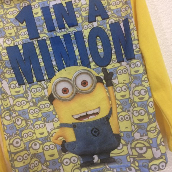Despicable Me One in a Minion Pajama Top - Picture 3 of 6